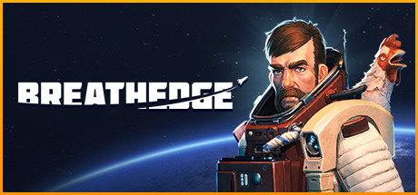 Breathedge official key art: an ironic outer-space survival game